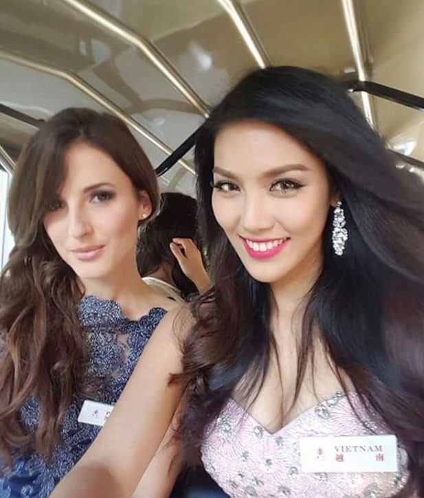 Lan Khue noi bat o tiec chao mung Miss World 2015-Hinh-3
